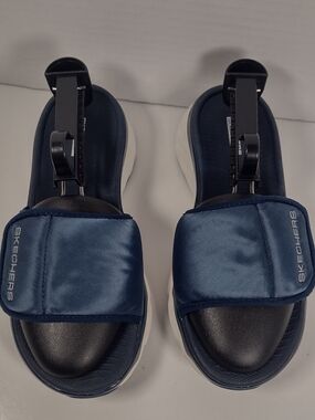 Skechers Navy Slide Sandals